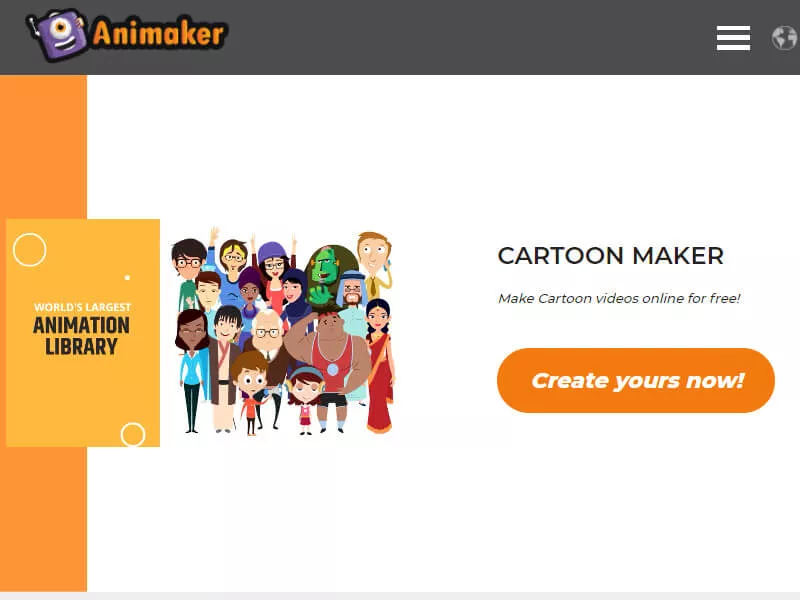 Animaker cartoon video maker