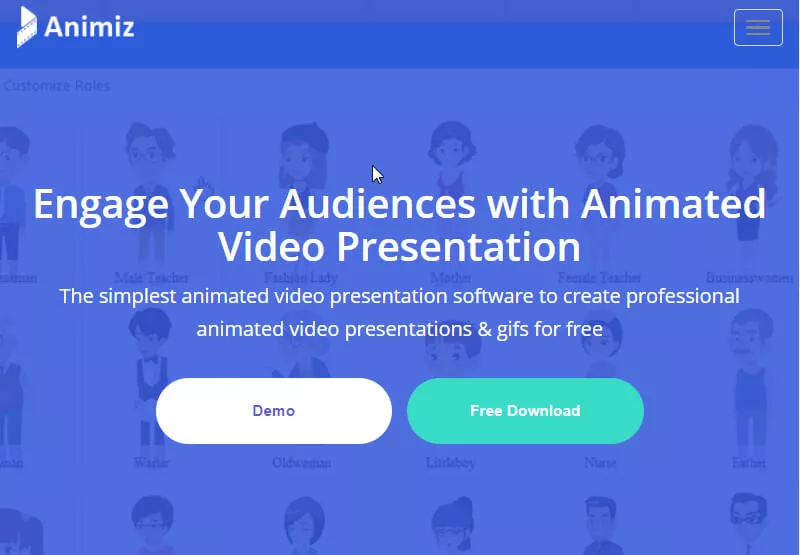 Animiz cartoon video maker