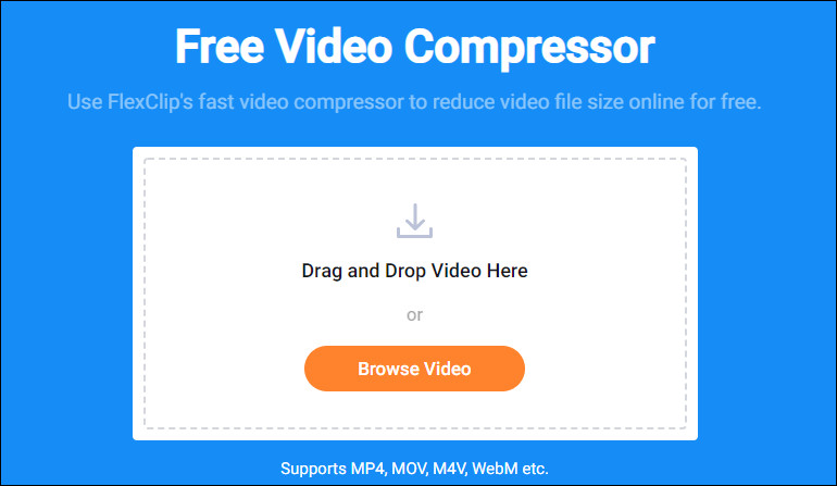 Video Compressor for WhatsApp - FlexClip: Choose a Video