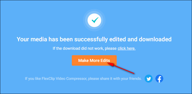 Video Compressor for WhatsApp - FlexClip: Download or Make More Edits