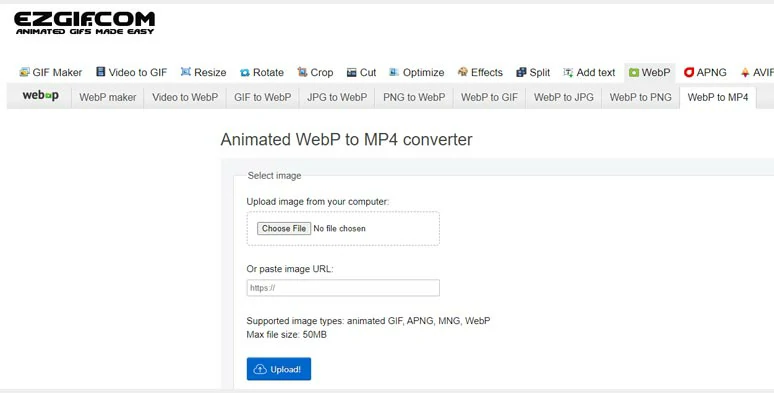 Animated WebP: convert animated GIF to WebP on-the-fly