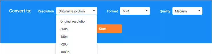 Convert to the best resolution of Facebook cover video