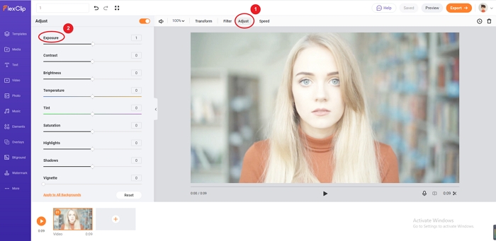 How to Fix Overexposed Video - Step 2