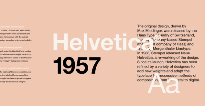 Best Fonts for Video: Helvetica