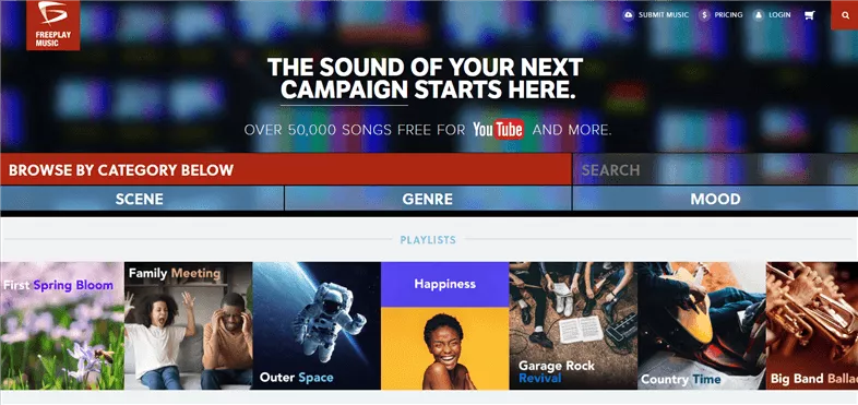 Free Royalty Free Music for Videos - Freeplay Music