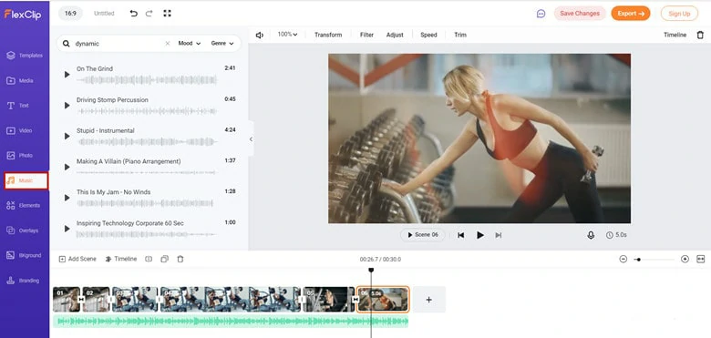 Add Music to Your Fitness Video