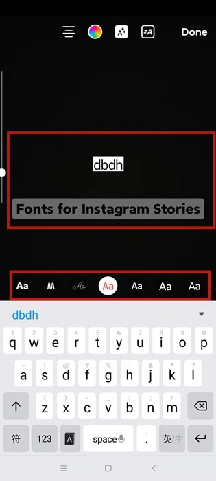 Change Font of Your Instagram Stories