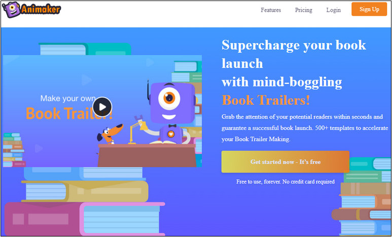 Online Book Trailer Maker - Animaker