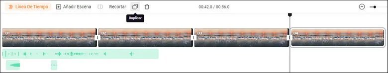 Duplicate the clip to create the looping GIF effects