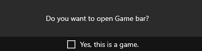 Choose 'Yes, it is a game' Here