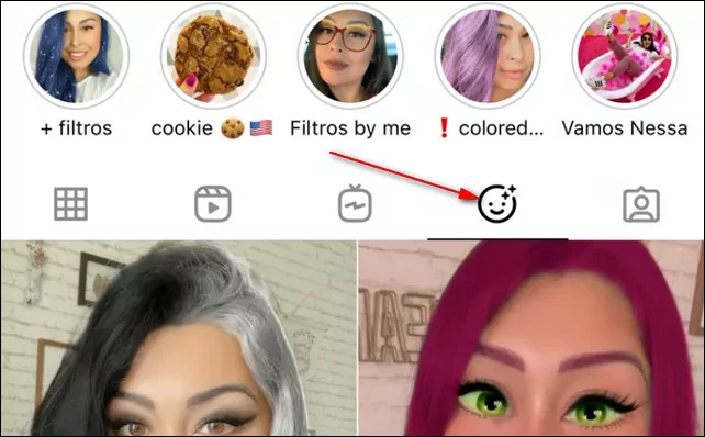 Find Filters on Instagram from Creators' Profile