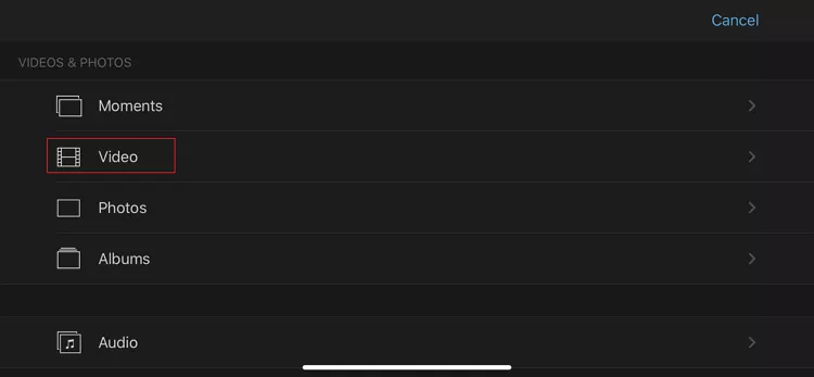 How to Speed Up A Video On iPhone - Step 2 