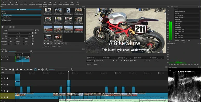 iMovie alternative: ShotCut video editor