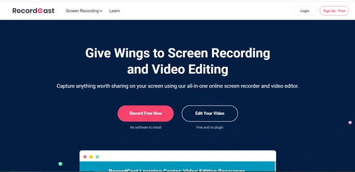 Lecture Recording Software - RecordCast