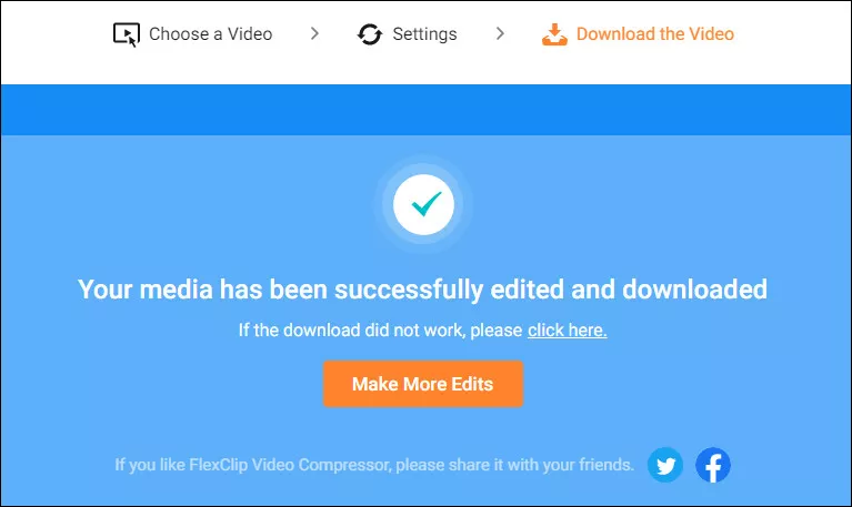 Compress MP4 File without Watermark  - FlexClip 3