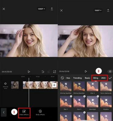 How to Add Sparkle Effect to Videos and Images Online & on Phone