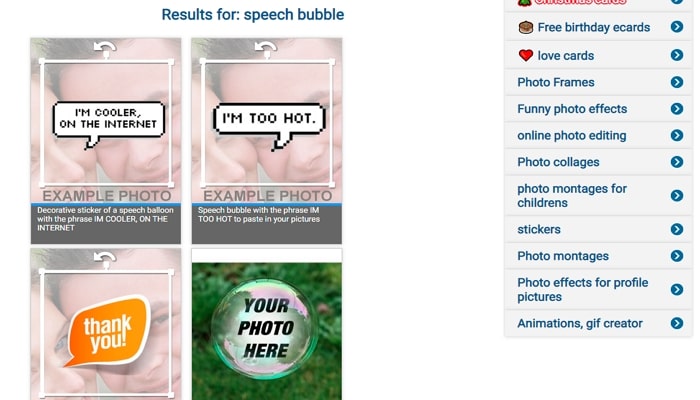Speech Bubble Maker Photo Funny