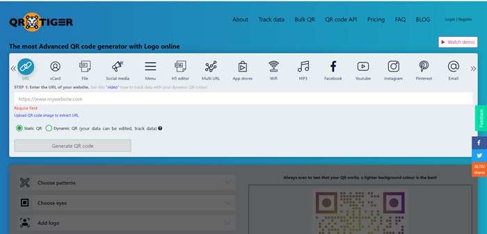 Best QR Code Generator - QRcode Tiger
