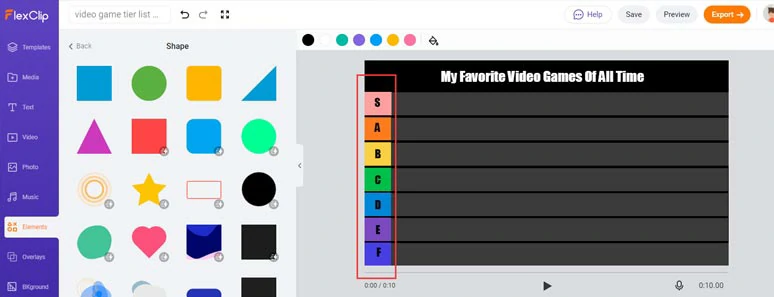 How to Make a Video Game Tier List in a Video