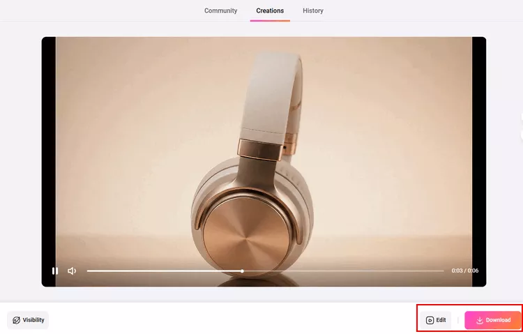 Make 360° Product Video From Just 1 Image Using FlexClip AI: Preview