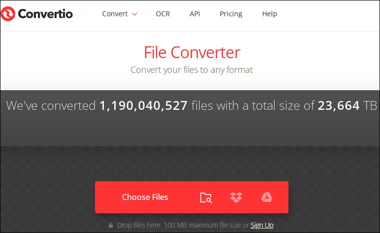 4k Video Converter: Convertio