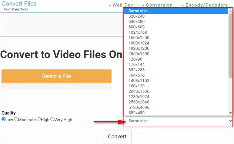 Convert 4K Video with File-conversion