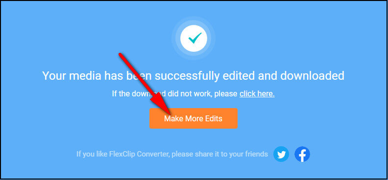 Convert 4k Video with FlexClip: Step 3