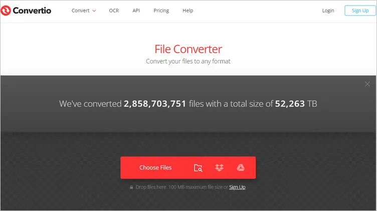 4k Video Converter: Convertio