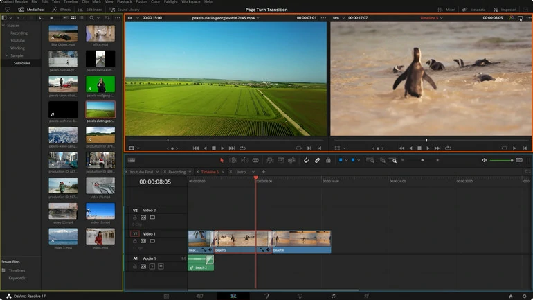 Davinci Resolve 4K Video Editor