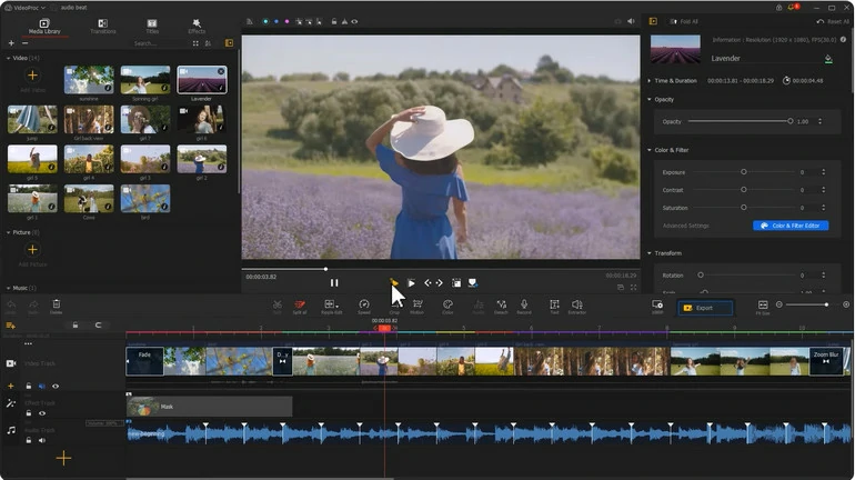 VideoProc 4K Video Editor