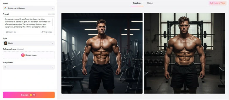 Download Your Satisfied AI-generated Picture and Switch to FlexClip's AI Face Swap
