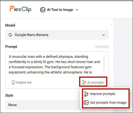 Make Setting of Image Generation and Click on Generate Button to Get Started