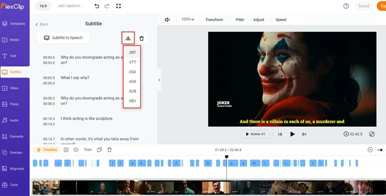 Directly download the auto-generated captions of Facebook videos in SRT and other subtitle formats