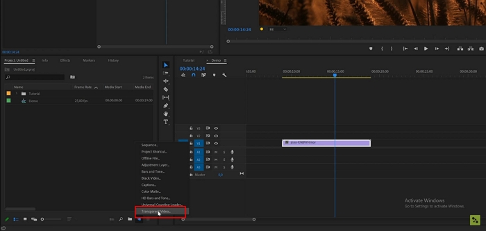 如何在Premiere Pro - Step 1中添加一个倒计时定时器到视频