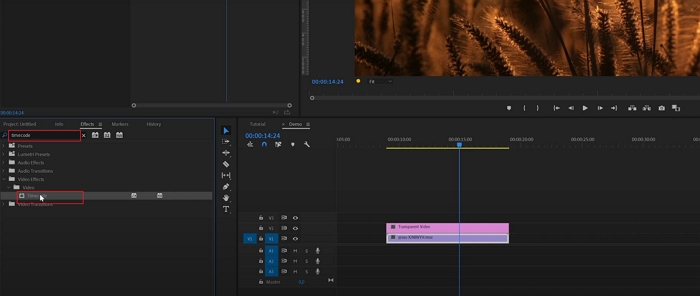 如何在Premiere Pro - Step 2中添加一个倒计时定时器到视频