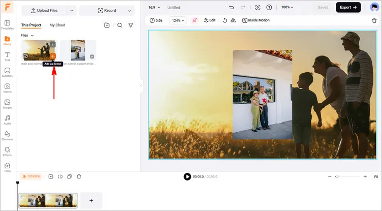 Add Your Photos to the Canvas