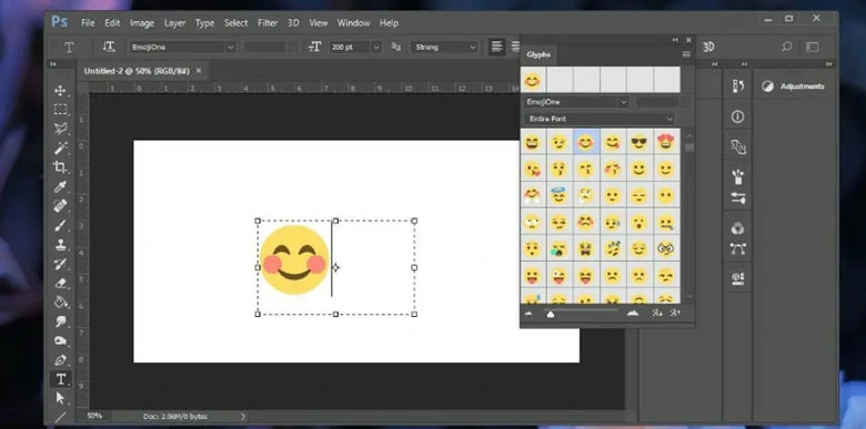 Add Emoji to Photo on Photoshop