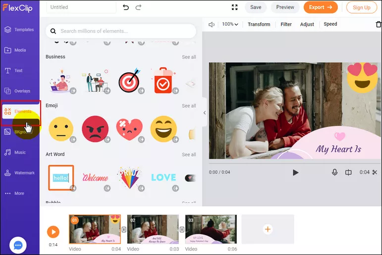 Add Emoji Stickers to Video