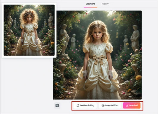 Download Your Hair-enhanced Picture and Share