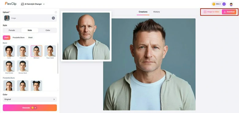 Preview the New Look and Download to Local