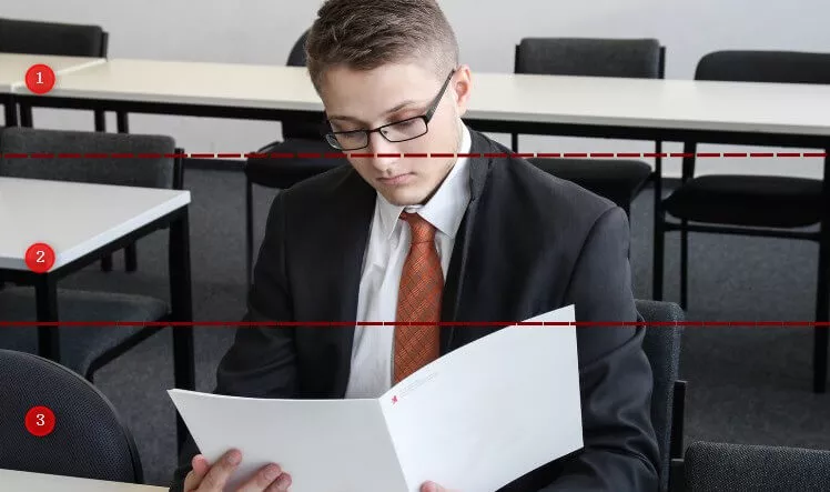 Lower Third Portion of a Video Screen