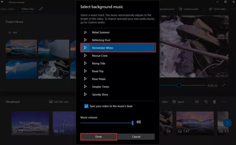 Add Music to Your Pictures on Windows 10