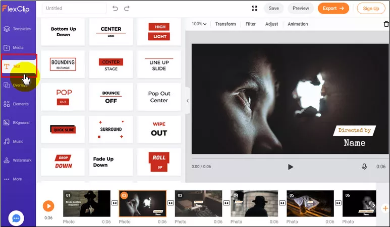 Make Opening Credits - Text Effects