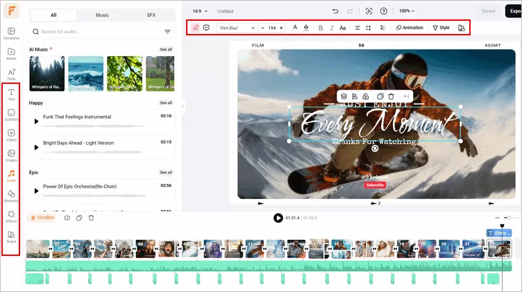 Add Photo Transition - More Edits