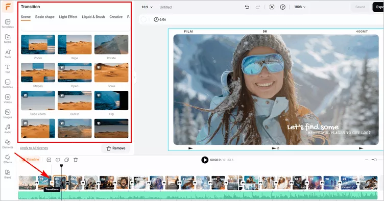 Add Photo Transition - Transition Effects