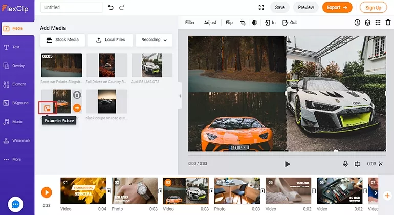 How to Add Picture to Videos - Step 2