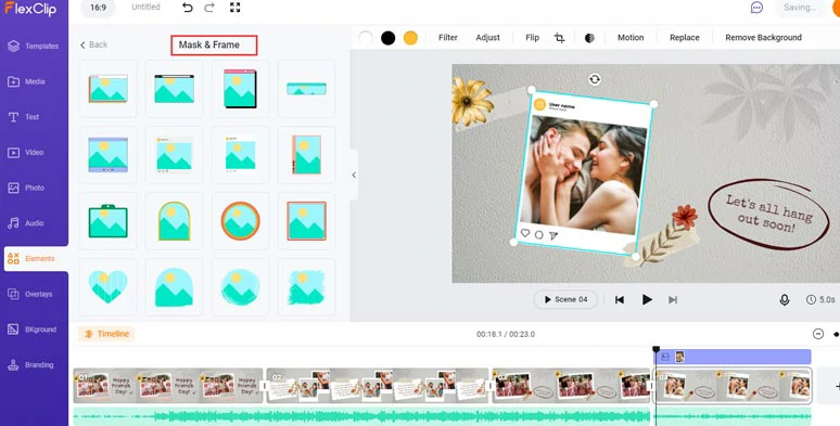 Use more creative Polaroid frames for your photos and videos