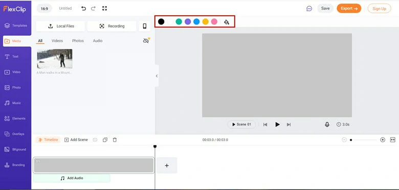 Adjust the Color of Background Video