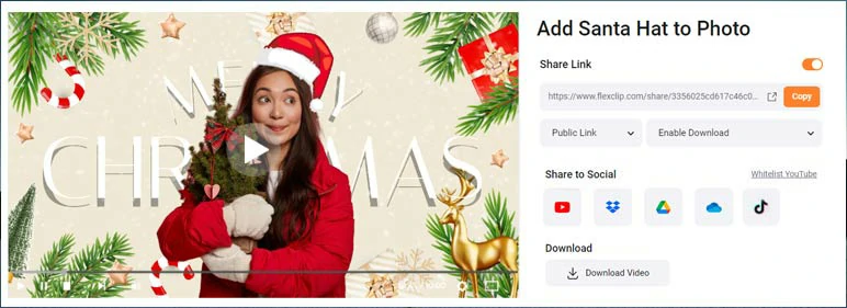 Easily share and repurpose your Christmas video