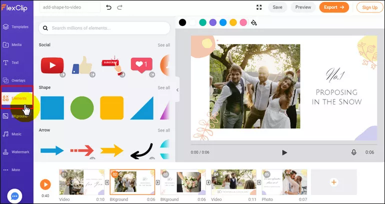 Add Shapes to Video